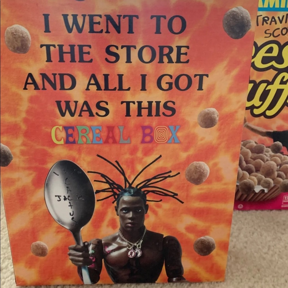 5 family sized boxes Travis Scott Reese puffs